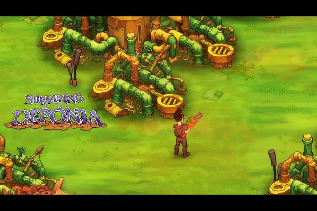 Deponia Surviving Deponia Features: Crafting and Water