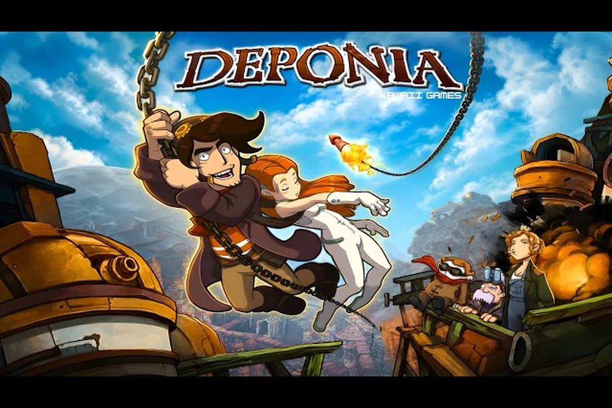 Deponia Gameplay Walkthrough: 100% Achievement Focus